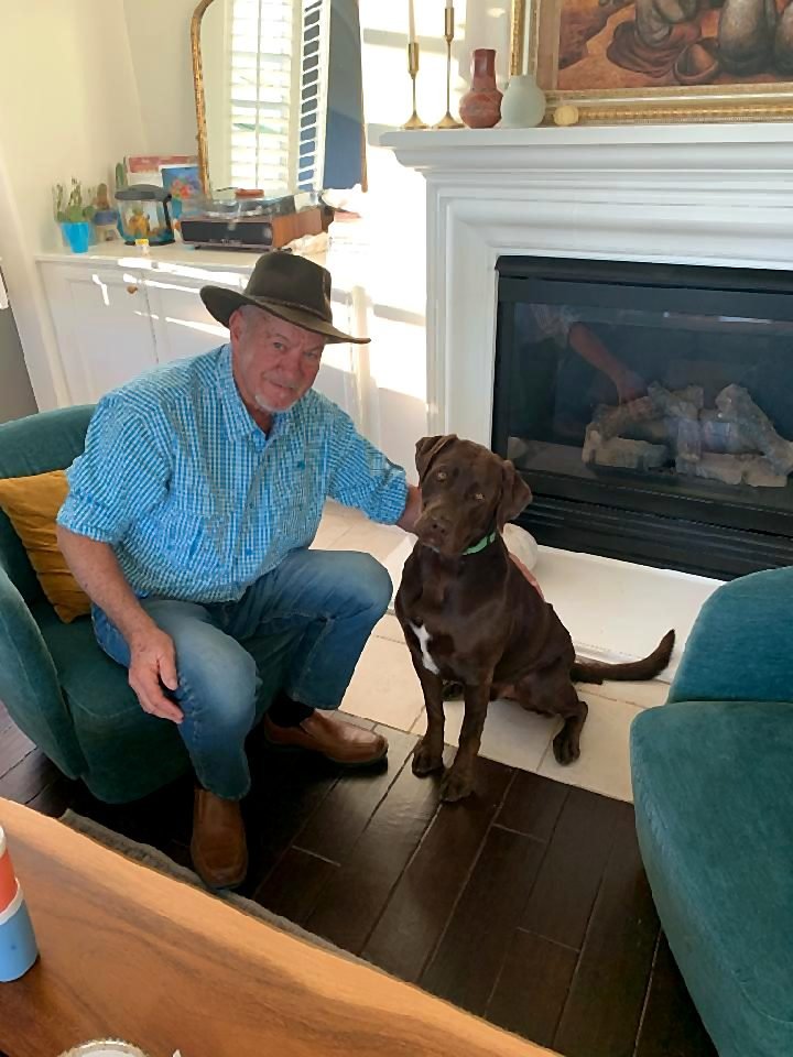 Author Thomas Seidel at home