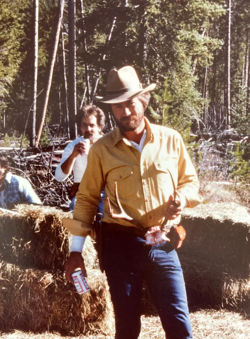 Young Thomas on the ranch